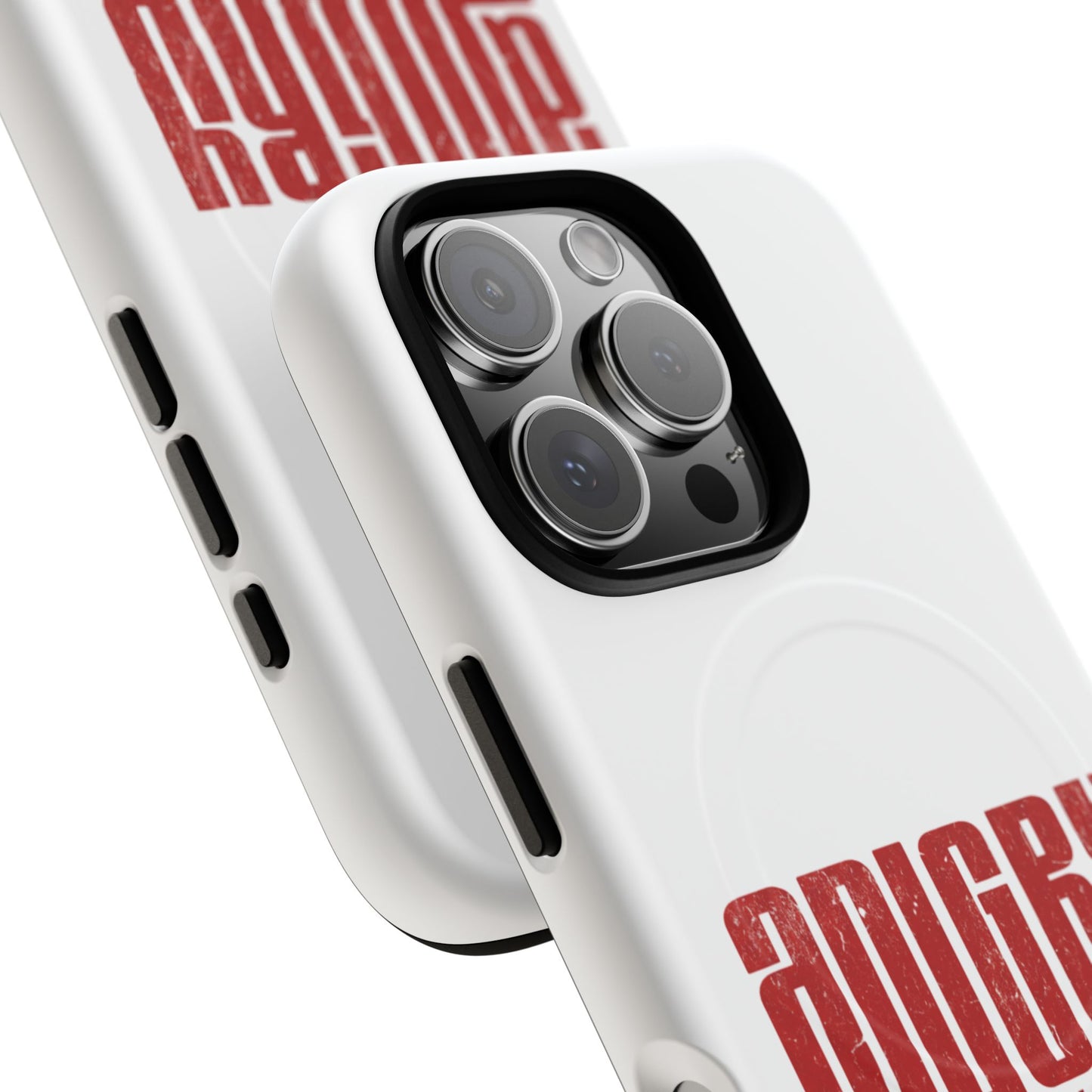 Angry Wives Magnetic Tough Phone Case — Retro Red Typography iPhone Cover